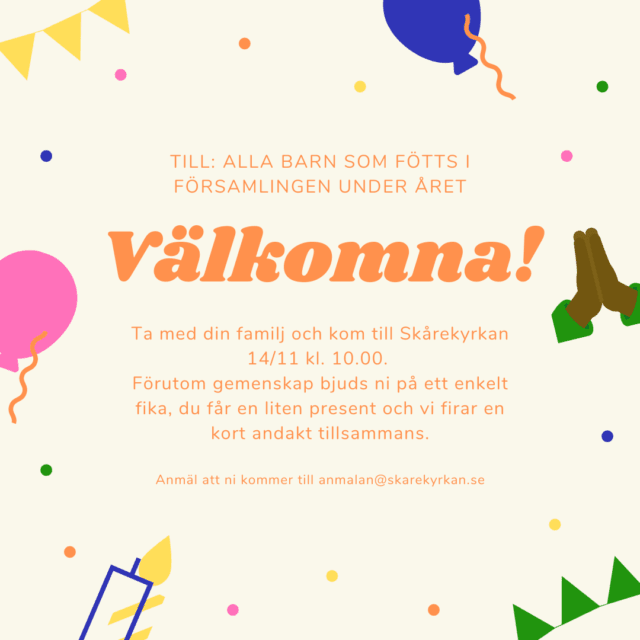 Hej alla nya barn! /Inställt