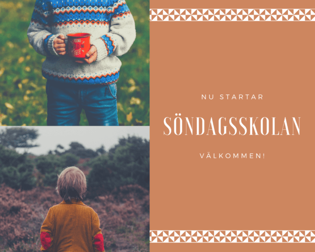Söndagsskolan startar igen!