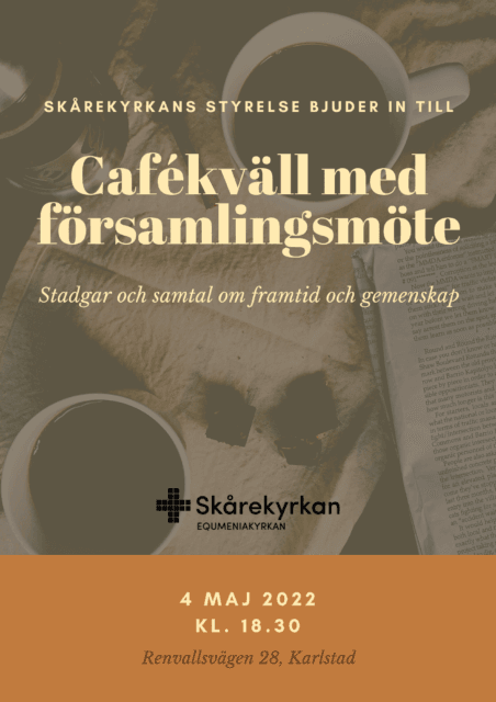 Cafékväll med församlingsmöte